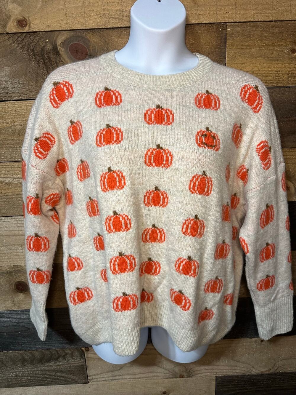 VINCE CAMUTO Women’sFall Autumn Pumpkin Sweater Size XL EUC